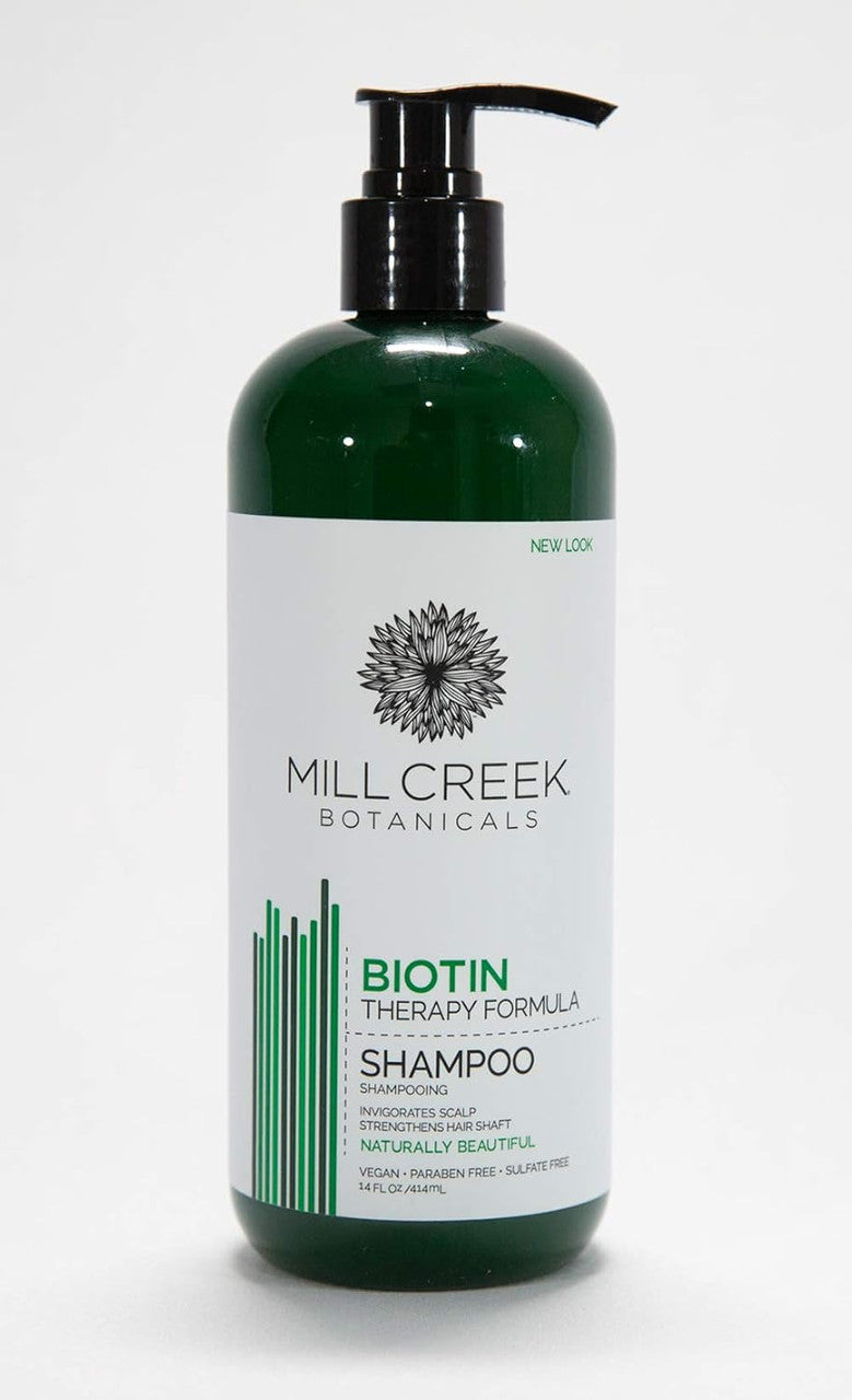 Mill Creek Botanicals Biotin Therapy Formula Hair Shampoo - 16 Oz